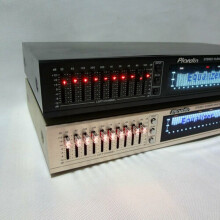 (Black, No Bluetooth) Hifi EQ665 Equalizer EQ Balanced Mixer Double 10 Segment Stereo Tone Preamp GOOD