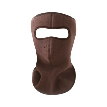 Máscara de esquí de invierno de forro polar integral con protección UV y capucha cortavientos – Compatible con uso táctico