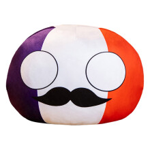 Country Ball Plush Toy Mini Keychain 4 inch