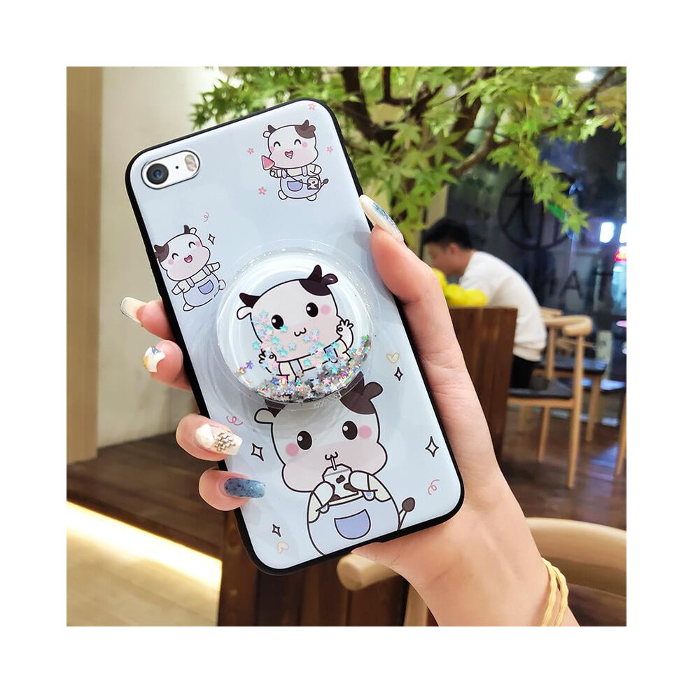 Iphone 5/5S/Se Glitter Tpu Phone Case With Rotatable Stand 975221471826