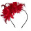Halloween Feather Headband Soft Flower Hair Accessory 1