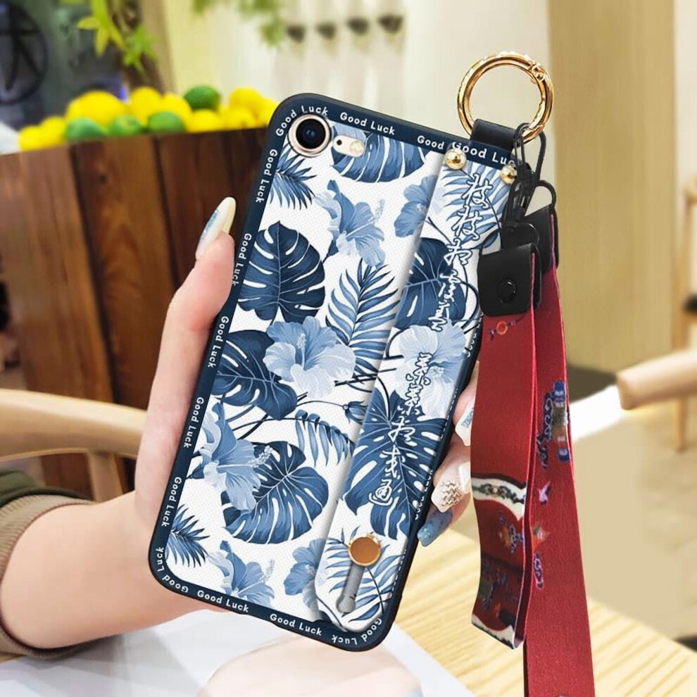Iphone 7/8/Se 2020/Se2 Silicone Phone Case With Wristband 974856136353