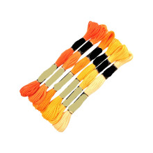 Gradient Embroidery Thread Polyester Cotton 8M 6 Colors