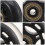 FRCOLOR PU silent wheels 2.5 inch 4 pcs 7