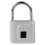 Fingerprint Padlock Smart Keyless Lock Silver 3.15x4.72in 1