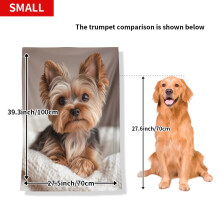 Coperta in morbido tessuto per animali domestici - Regalo perfetto per sonnellini, campeggio, viaggi, arredamento per casa e ufficio.
