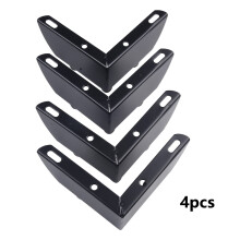 4pcs Heavy Duty Metal Furniture Legs for Sofa Cabinet Table - Triangle Support Feet in Gold Silver Black - DIY Replacement Parts