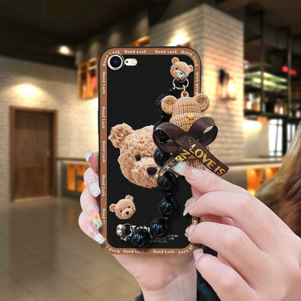 Pearl Pendant Phone Case For Iphone 7/8/Se Black 975221460455