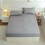Quilted Fitted Mattress Cover Polyester 120x200x30cm 1