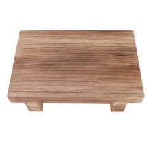 Wooden Step Stool with Non-Slip Surface 400 lb Capacity