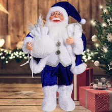 Santa Claus Doll Standing Pose 12 Inch Window Decoration