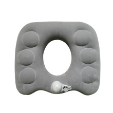 Inflatable Donut Pillow Cushion for Tailbone Pain – Compatible with Home, Office, Wheelchair, Stool, Bed, Plane & Train
