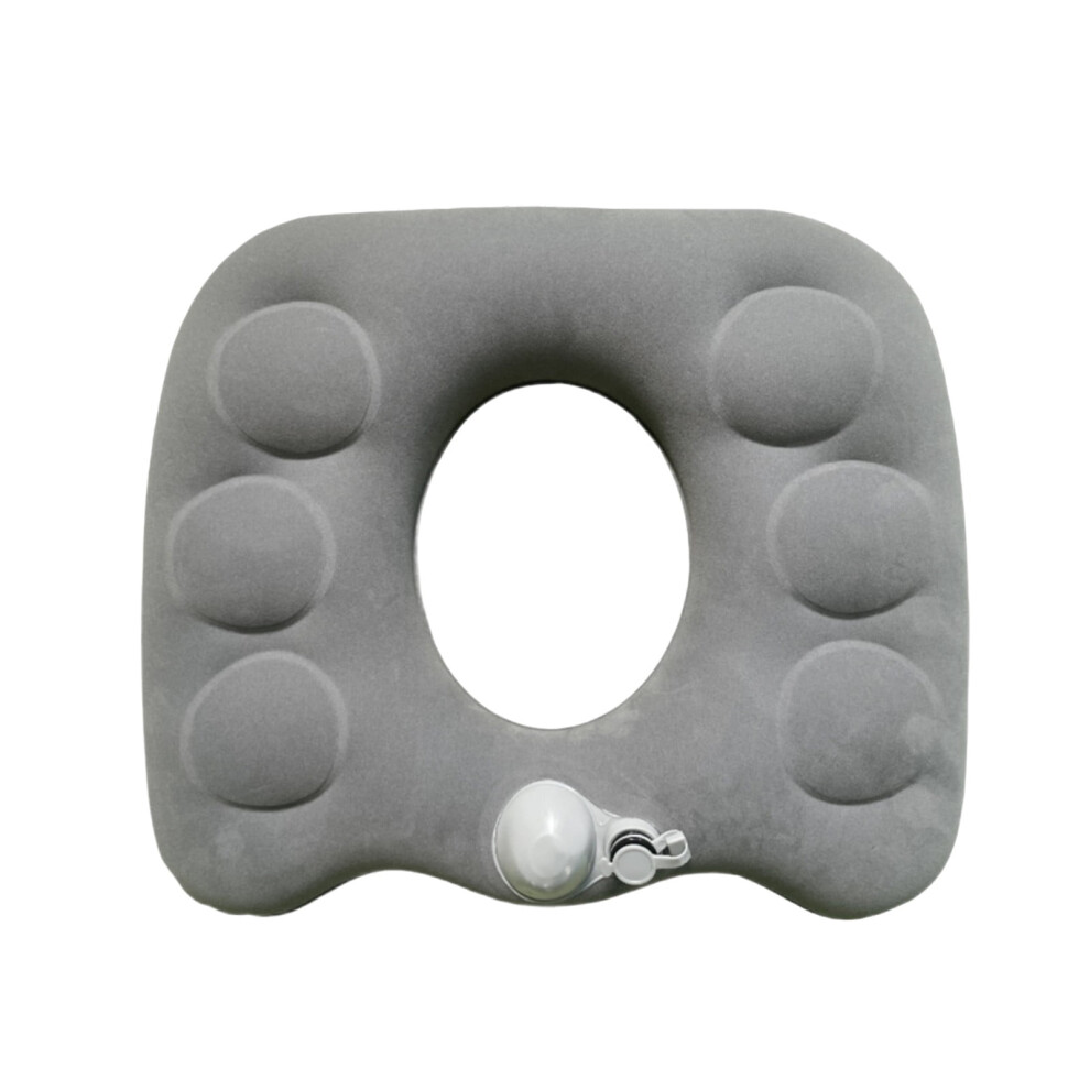Donut Pillow Cushion For Tailbone Pain Â Inflatable, 1 Grey/Blue/White 9122141734376