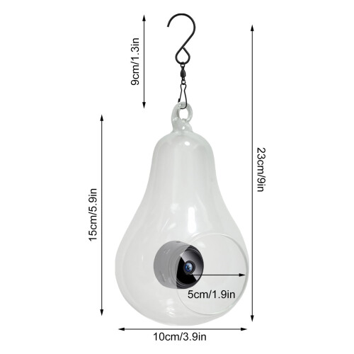 Bird Feeder with Camera 1080P WiFi Night Vision 2