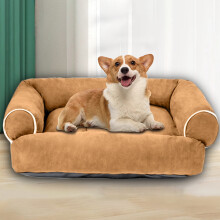 Dog Couch Washable Warm Chew-Proof Bed for Medium Dogs