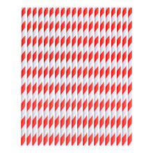 Lot de 100 pailles en papier biodégradables arc-en-ciel pour smoothies, anniversaires/mariages/fêtes prénatales/Noël – Compatibles avec les