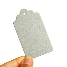Colorful Paper Hanging Tags 50 pcs rectangle with hole
