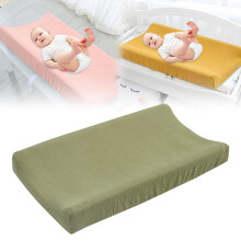 Muslin Cotton Changing Pad Cover Soft Breathable with