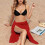 Women's Spaghetti Strap Wrap Dress Lightweight Beach 4