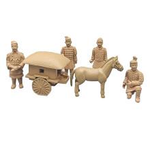 FRCOLOR Terracotta Warriors Figurines Set of 6