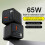 65W All-in-One Retractable Wall Charger with Type-C Cable 1