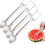 Watermelon Fork Slicer 2-in-1 Stainless Steel 4 pcs 1