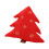 Red Christmas Tree Decorative Pillow 15 Inch 1