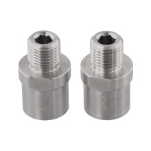 Bicycle Pedal Adapters Stainless Steel 9/16" to 1/2"