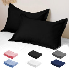 MICLOZYT Pillow Cases (20.86"x31.4"), 2-Pack, Cooling & Breathable, Blue – Compatible with Standard Pillows
