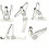 Resistance Bands for Glutes and Yoga with Adjustable Pull 6