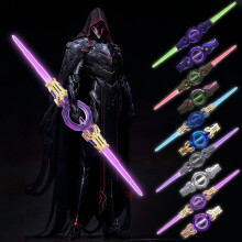Retractable Lightsaber with 7-Color Flashing Light
