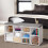 Shoe Cabinet with Bench Storage White 7