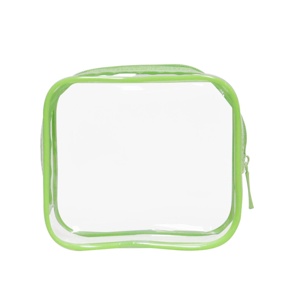 Wilinohome transparent makeup bag quarter size