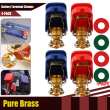 Car Battery Disconnect Terminals 4 pcs 12V