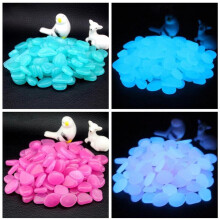 Glow-in-the-Dark Aquarium Rocks Fish Tank Decorations 100