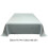 Ensemble de draps Queen en soie unie lavable 3