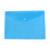 A5 Reusable Plastic Wallets with Snap Closure 1