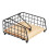 Rustic Metal Napkin Holder Square Table Organizer for 1