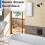 Black Shower Handle Valve T2471BL Stainless Steel 6