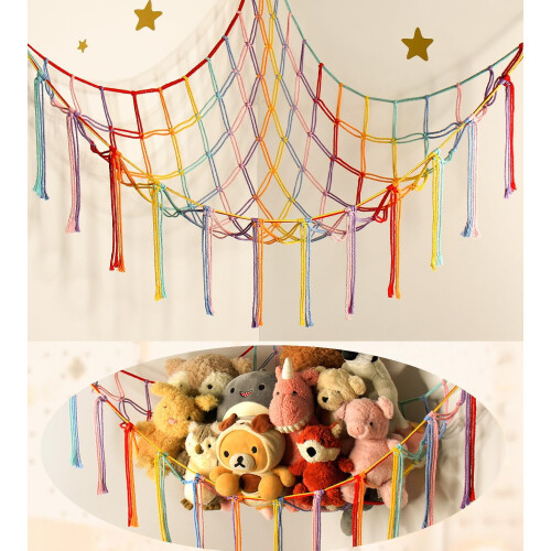 Stuffed Animal Storage Hammock Net Large Corner Toy