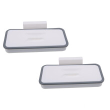 Household Hooks Bag Hanger Kitchen Trash Stand 2PC