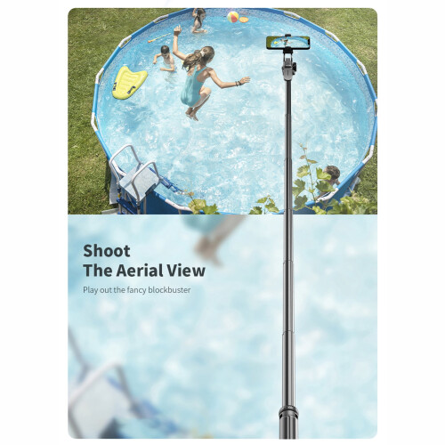 Selfiestang Gimbal Stabilisator Aluminium 360 Kulehode 2