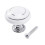 3 x Ceramic Door/Wardrobe/Cabinet/Cupboard Knob Handle Drawer White 6