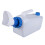 Urine portable bleue avec entonnoir (1 unité) 4