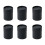 Presentaskar Minimalistiska Svarta Runda Pappaskar 6 Styck 3