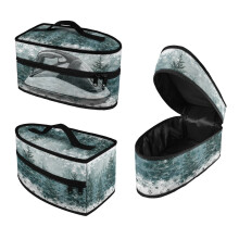Snowflake Forest Iron Carrying Bag with Handle