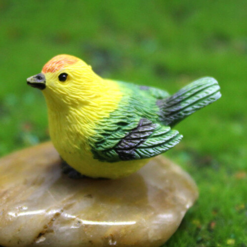 Vogelstatue, Feengarten-Ornament, Gartendekoration 2