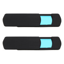 2Pcs Easy Install Black Camera Covers for Mobile Laptop Tablet Privacy
