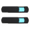 2Pcs Easy Install Black Camera Covers for Mobile Laptop Tablet Privacy 1