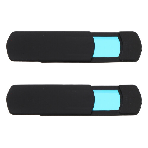 2Pcs Easy Install Black Camera Covers for Mobile Laptop Tablet Privacy